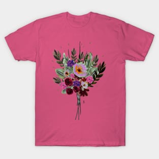 Bouquet of flowers -rose T-Shirt